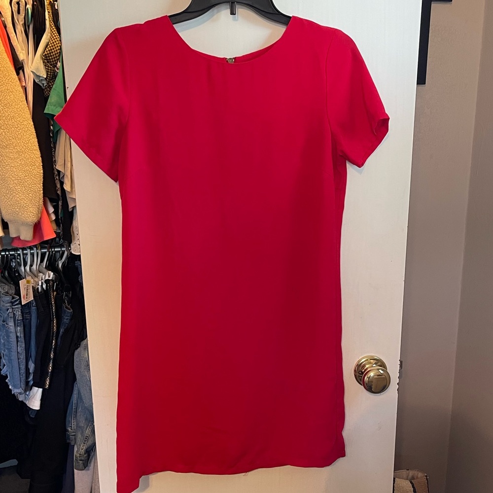 Lulu’s Red Shift Dress